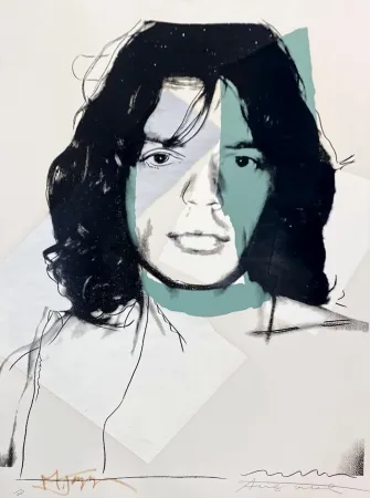 Sérigraphie Warhol - Mick Jagger (FS II.138)