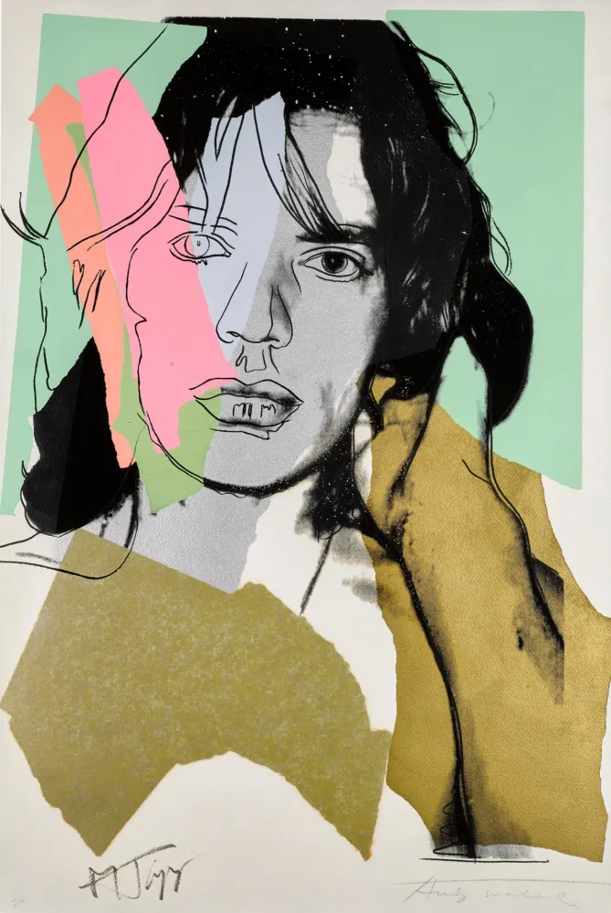 Sérigraphie Warhol - Mick Jagger (FS II.140)