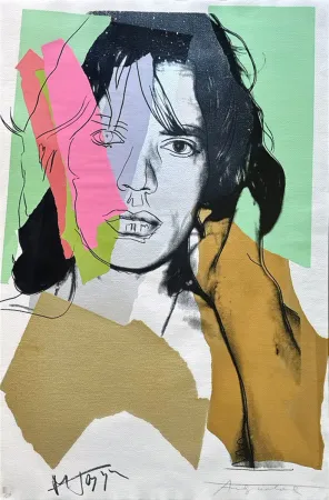 Sérigraphie Warhol - Mick Jagger (FS II.140)
