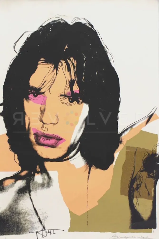 Sérigraphie Warhol - Mick Jagger (FS II.141) 