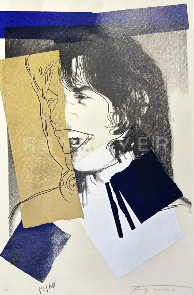 Sérigraphie Warhol - Mick Jagger (FS II.142)
