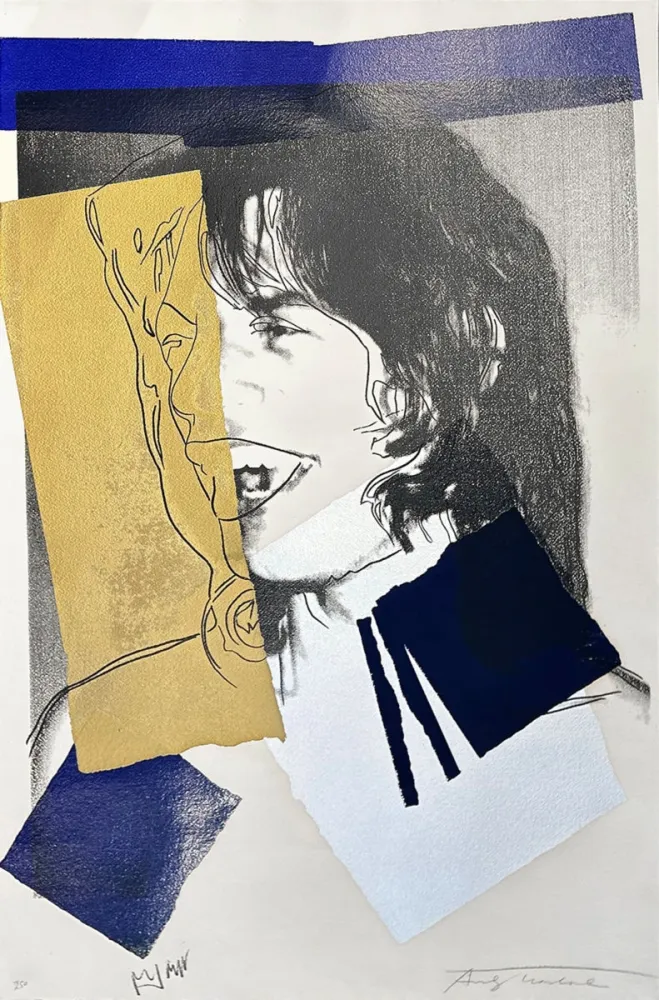 Sérigraphie Warhol - Mick Jagger (FS II.142)