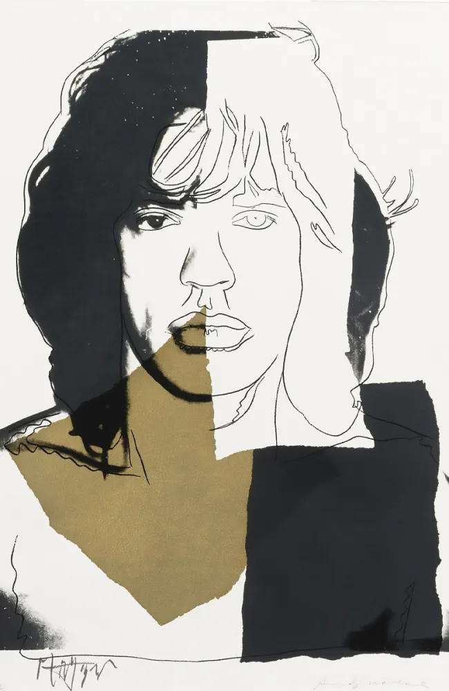 Sérigraphie Warhol - Mick Jagger (FS II.146)