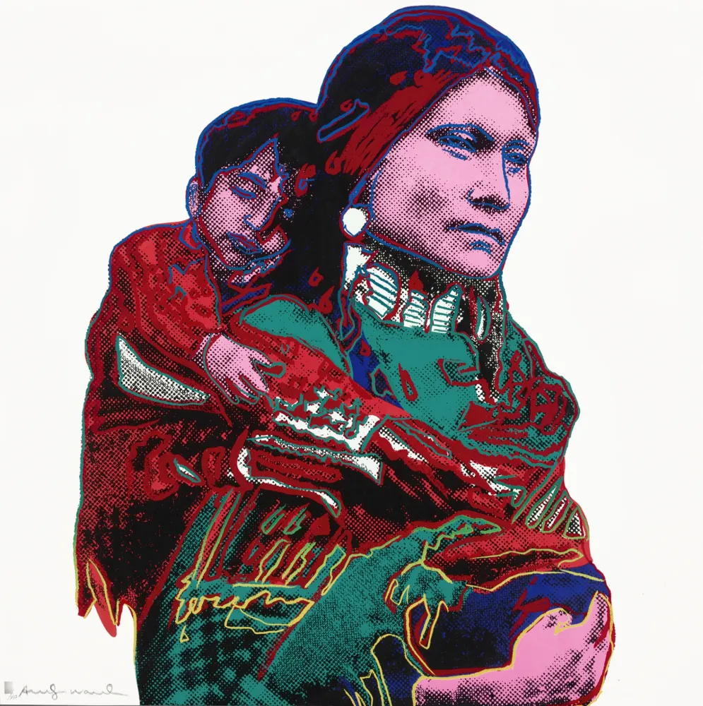 Sérigraphie Warhol - Mother and Child (FS II.383)