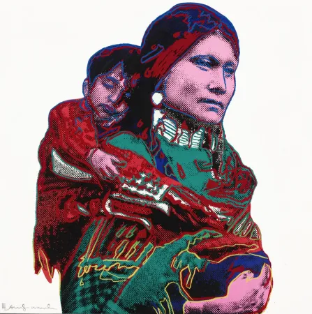 Sérigraphie Warhol - Mother and Child (FS II.383)