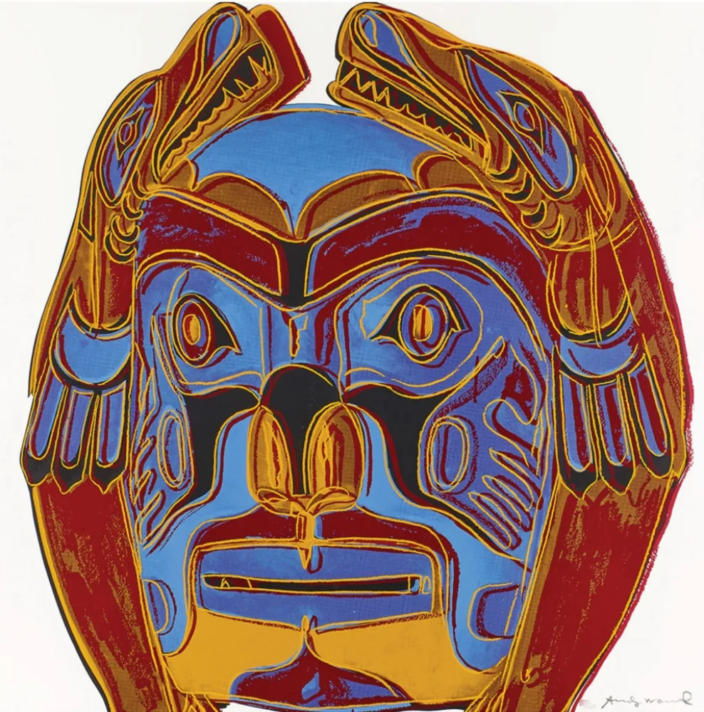 Sérigraphie Warhol - Northwest Coast Mask 