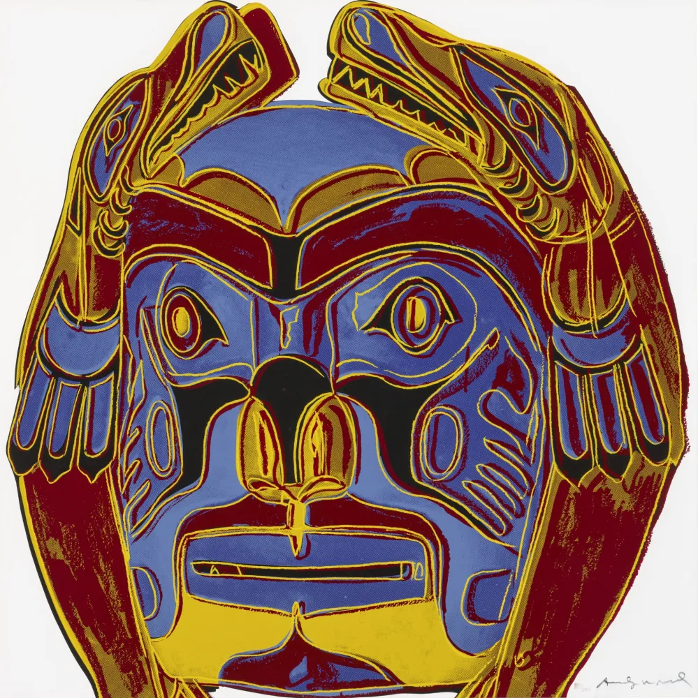 Sérigraphie Warhol - Northwest Coast Mask 