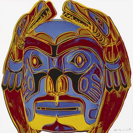 Sérigraphie Warhol - Northwest Coast Mask 