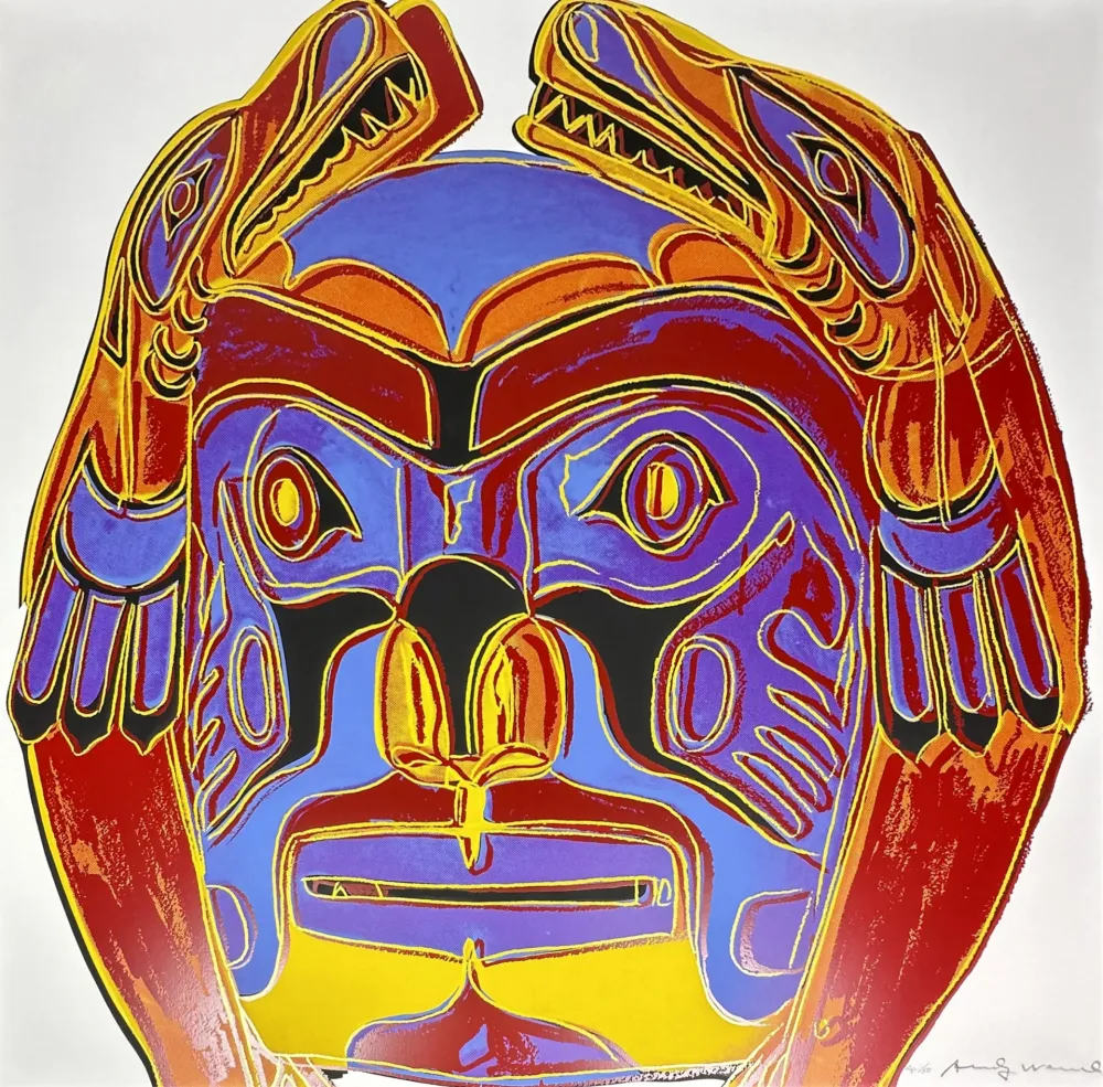 Sérigraphie Warhol - Northwest Coast Mask 
