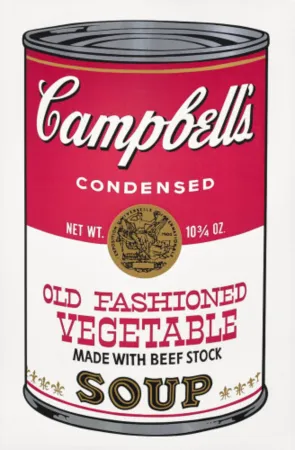 Sérigraphie Warhol - Old Fashioned Vegetable from Campbell's Soup II (F.&S.54)