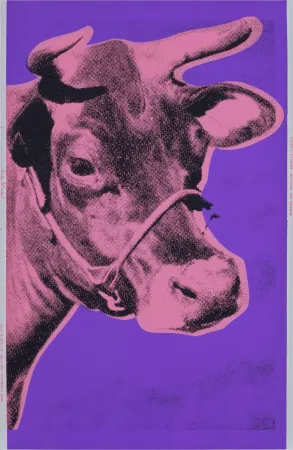 Sérigraphie Warhol - Pink COW