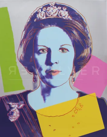 Sérigraphie Warhol - Queen Beatrix of the Netherlands (FS II.340)