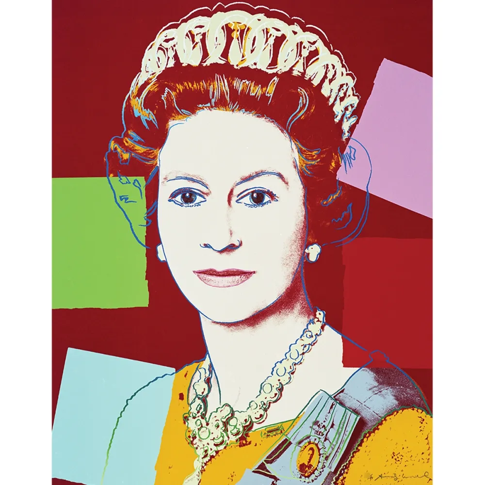 Sérigraphie Warhol - Queen Elizabeth II 334