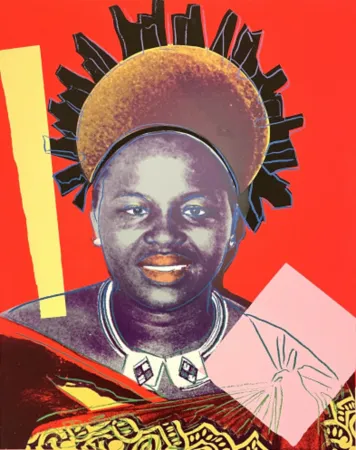 Sérigraphie Warhol - Queen Ntombi Twala of Swaziland