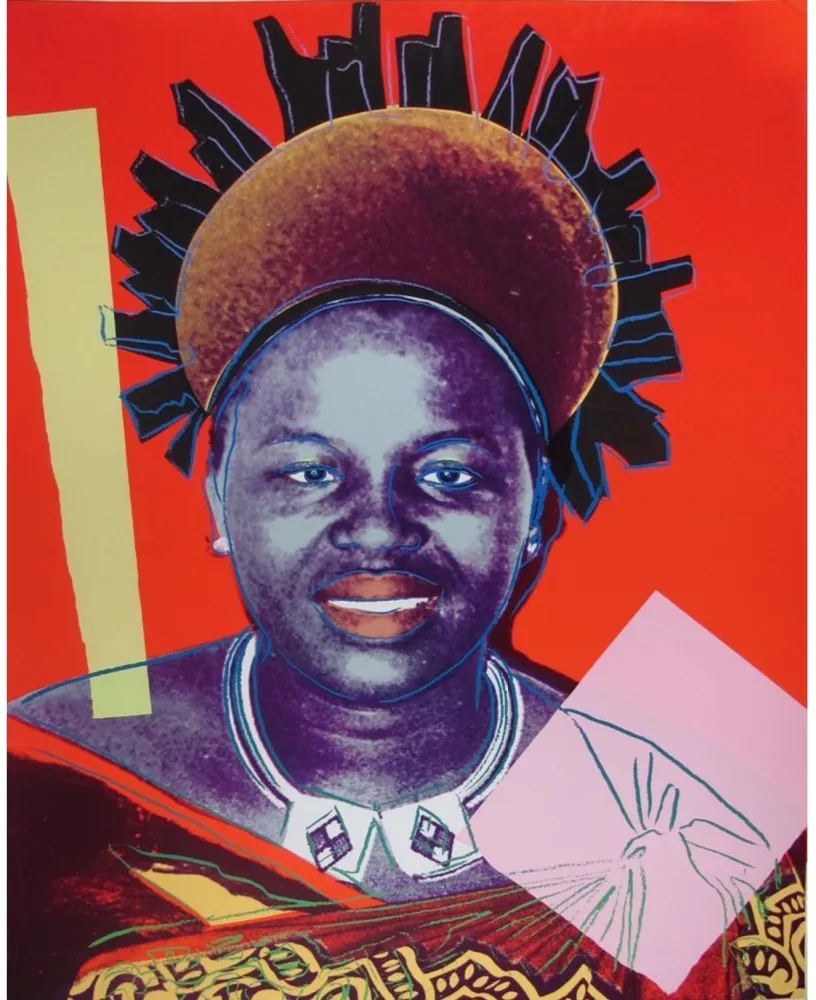 Sérigraphie Warhol - Reigning Queens: Queen Ntombi Twala of Swaziland