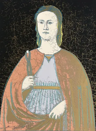Sérigraphie Warhol - Saint  Apollonia 331