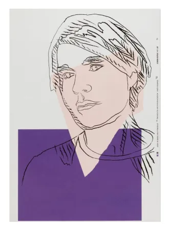 Sérigraphie Warhol - Self-Portrait