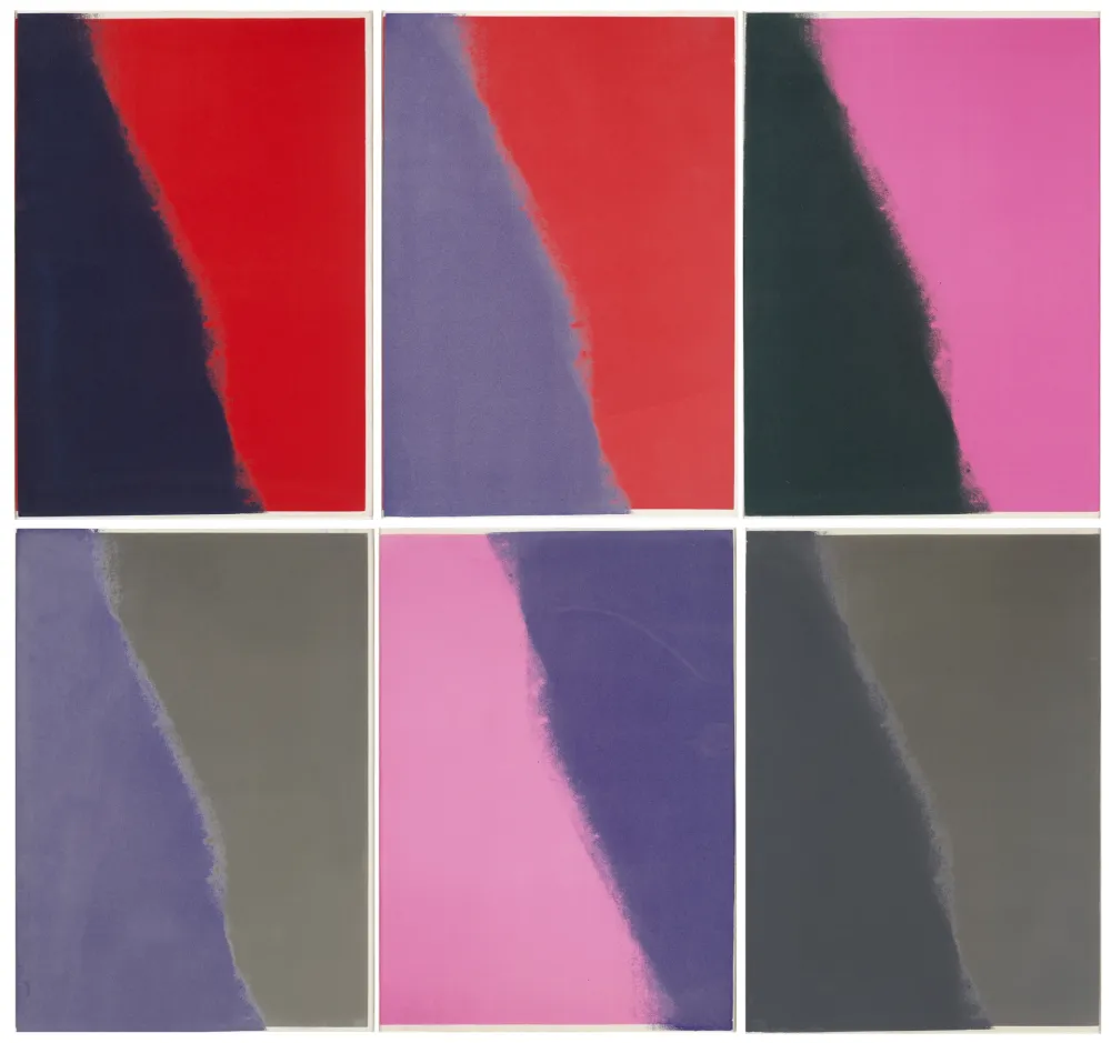 Sérigraphie Warhol - Shadows II Complete Portfolio (FS II.210-215)