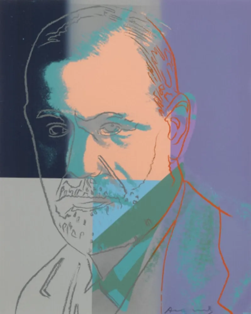 Sérigraphie Warhol - Sigmund Freud, II.235
