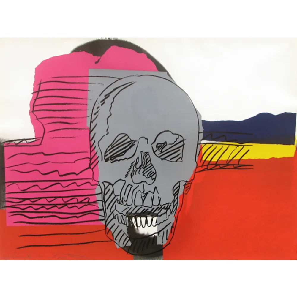 Sérigraphie Warhol - Skull (FS II.159)