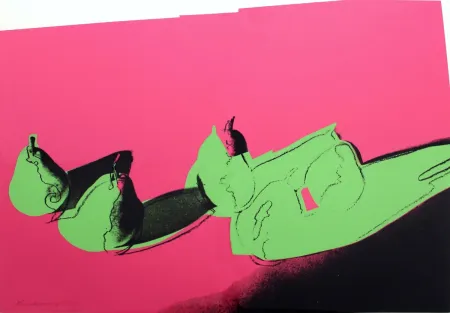 Sérigraphie Warhol - Space Fruit: Pears (FS II.203)