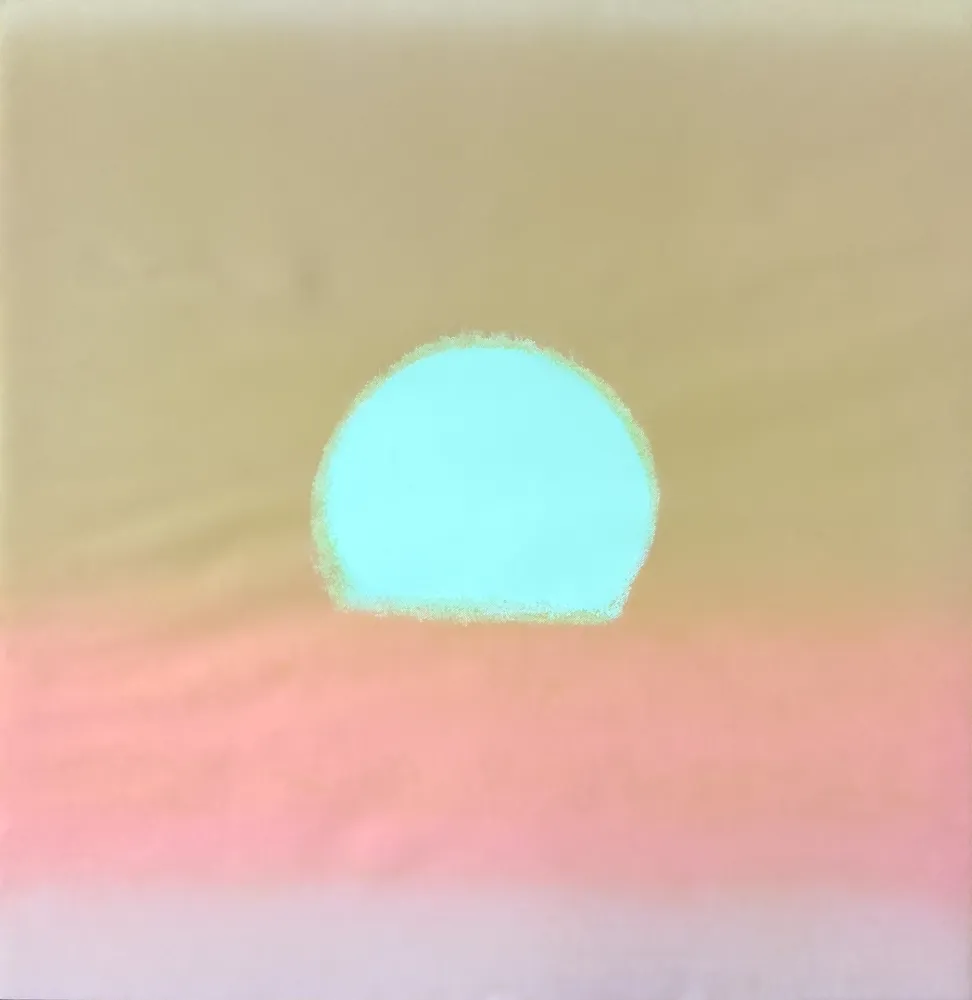 Sérigraphie Warhol - Sunset 88 (FS II.88) (Unique)