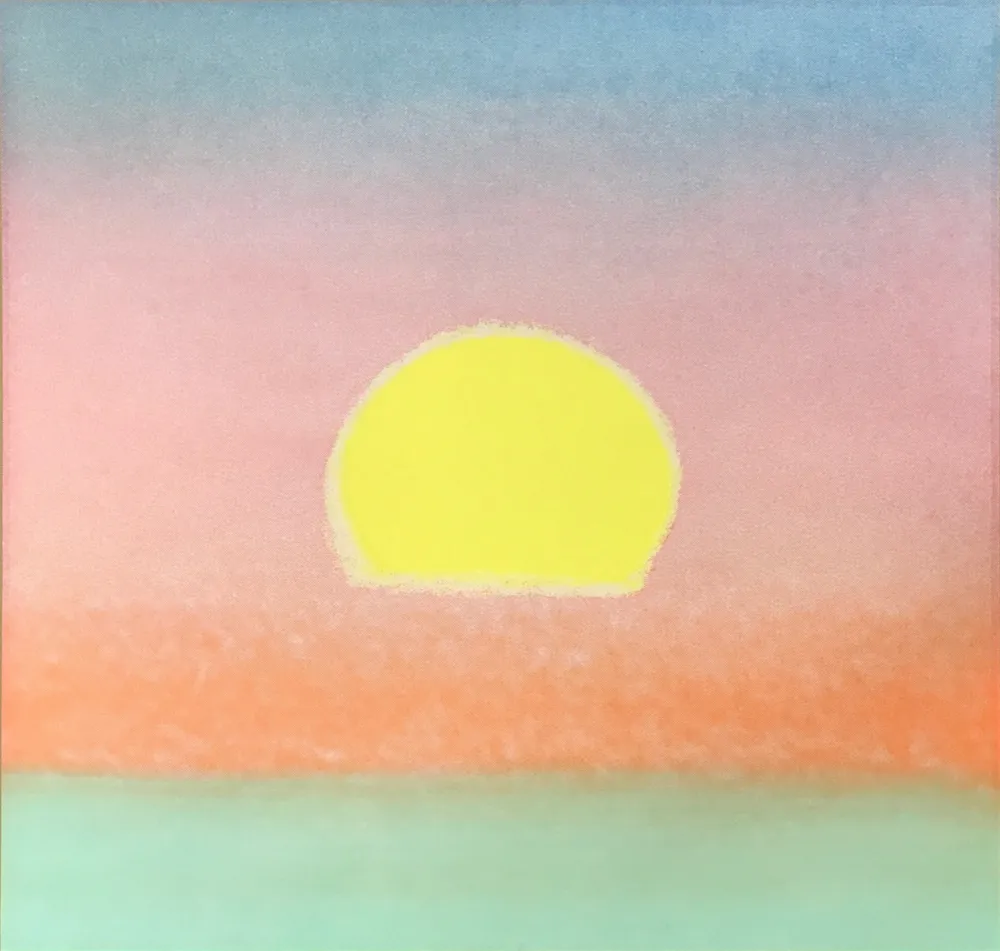 Sérigraphie Warhol - Sunset (FS II.85) (Unique)