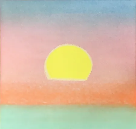 Sérigraphie Warhol - Sunset (FS II.85) (Unique)
