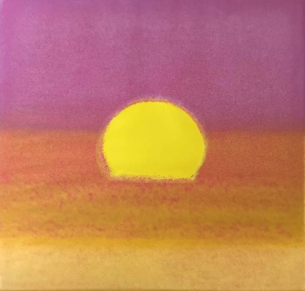 Sérigraphie Warhol - Sunset (FS II.88) (Unique)