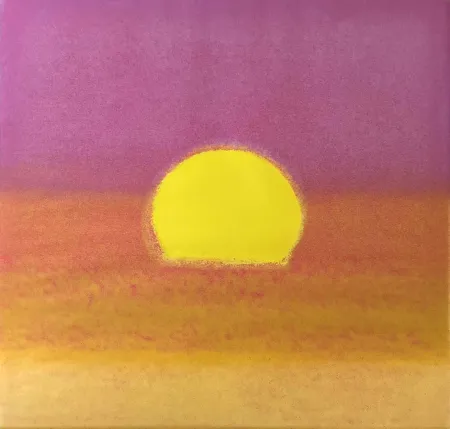 Sérigraphie Warhol - Sunset (FS II.88) (Unique)