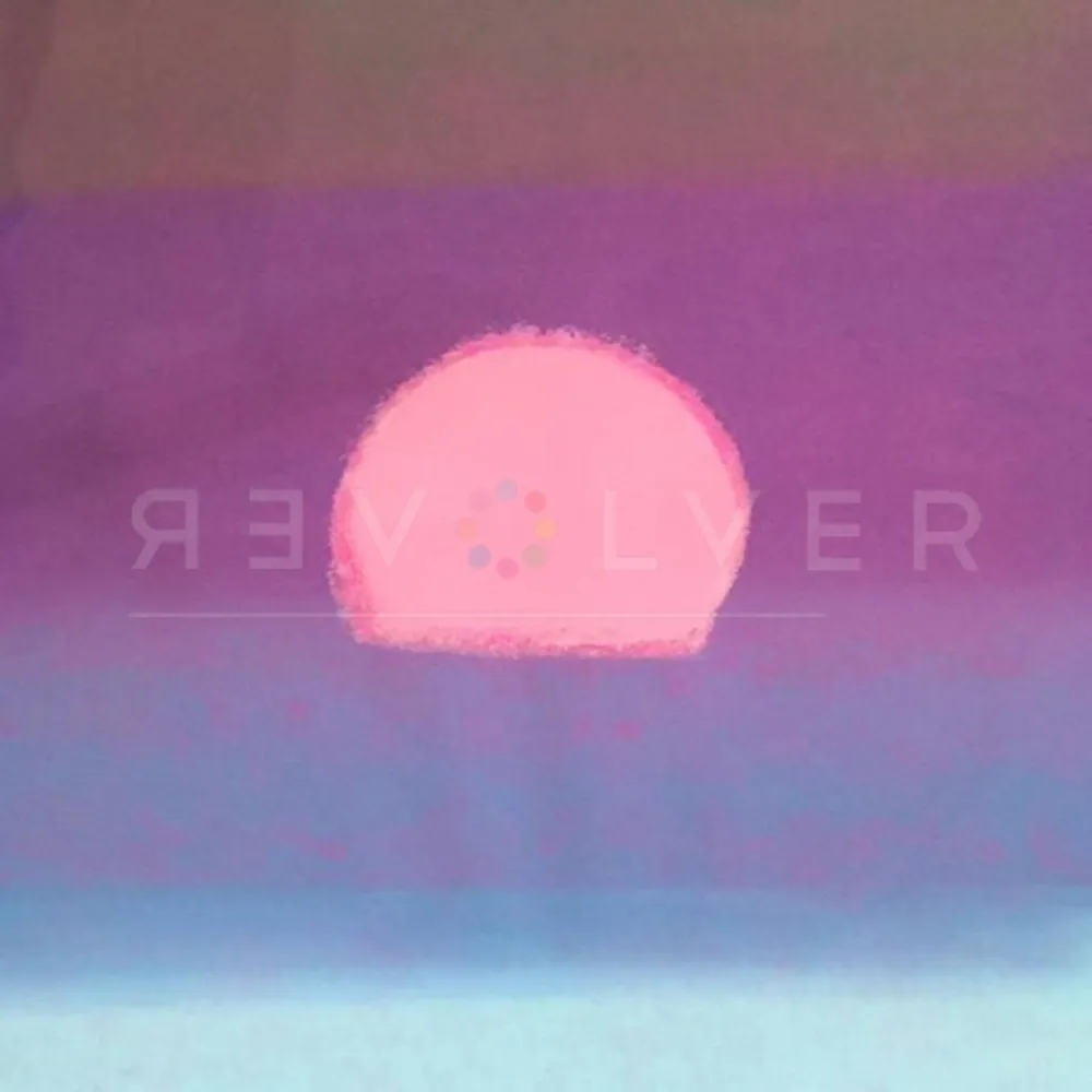 Sérigraphie Warhol - Sunset (Unique) (Purple/ Blue)