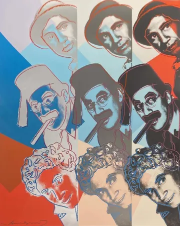 Sérigraphie Warhol - The Marx Brothers, II.232, from Ten Portraits of Jews of the Twentieth Century