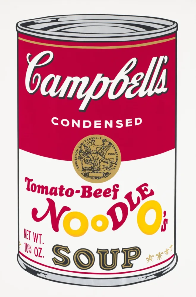 Sérigraphie Warhol - Tomato-Beef Noodle O's