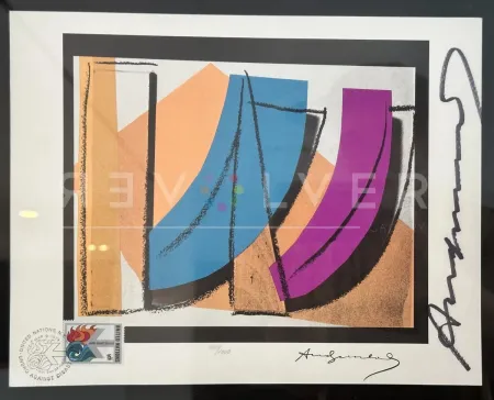 Lithographie Warhol - U.N. Stamp 185
