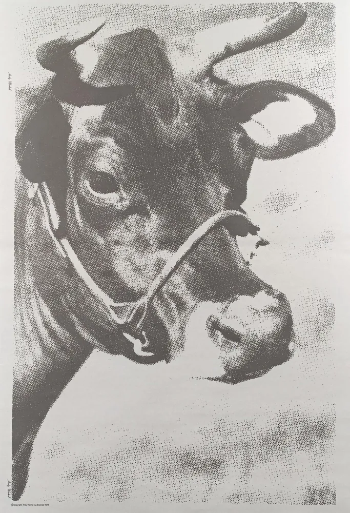 Lithographie Warhol - Venice Biennale COW