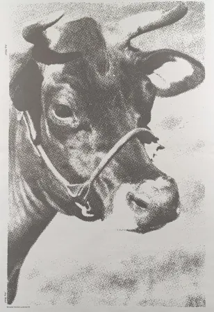 Lithographie Warhol - Venice Biennale COW