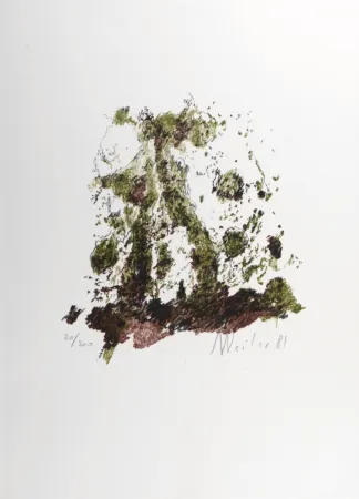 Lithographie Weiler - Composition, 1987 - Hand-signed