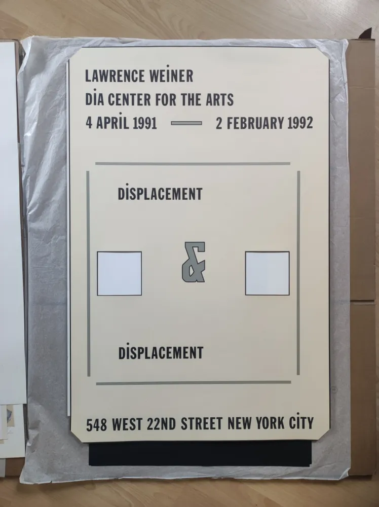 Sérigraphie Weiner - With a relation to the various things brought to light.