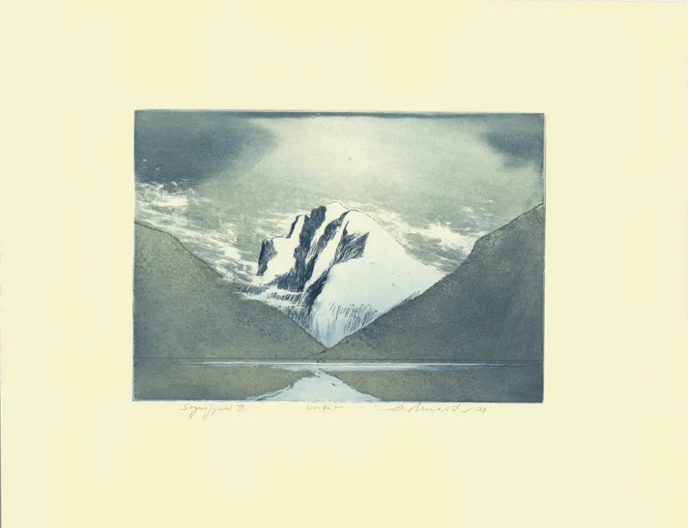 Eau-Forte Et Aquatinte Werkmeister - Sognefjord III