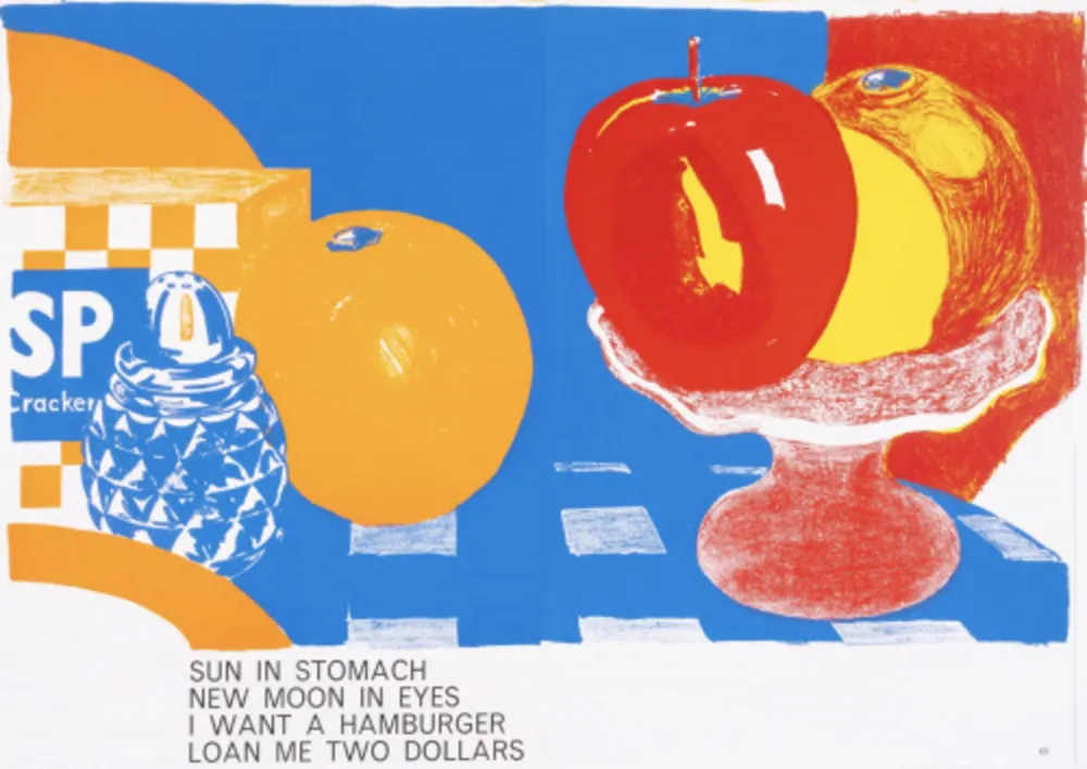 Lithographie Wesselmann - Apples and Oranges, from the One Cent Life portfolio