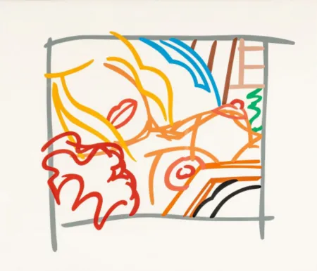 Sérigraphie Wesselmann - Bedroom Blonde Doodle with Photo