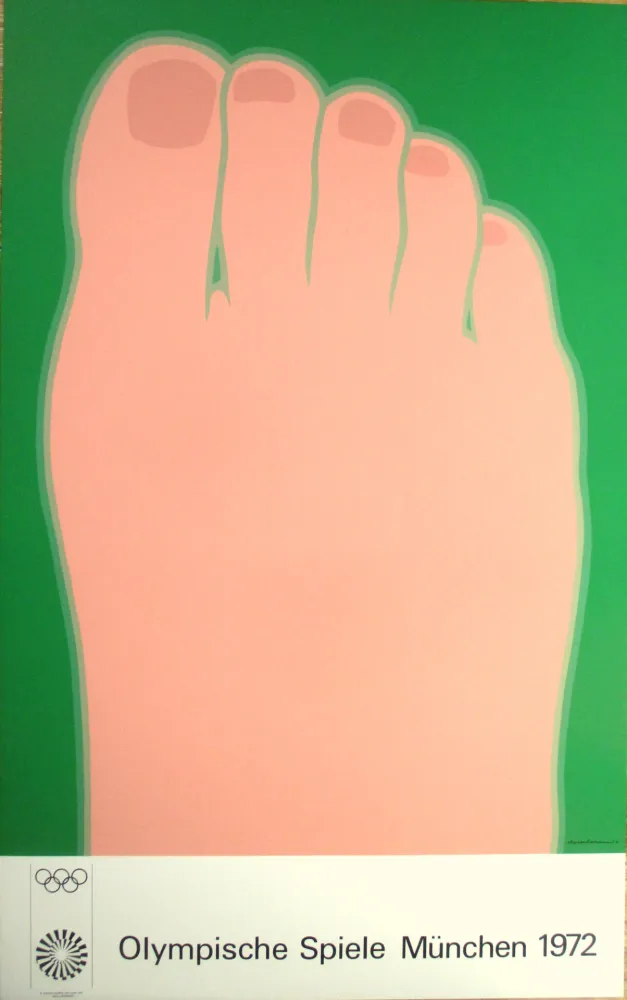 Sérigraphie Wesselmann - OL 1972 - original colour silkscreen