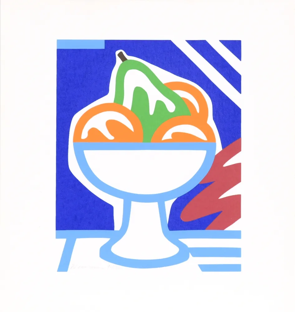 Sérigraphie Wesselmann - Still Life with Pear and Oranges
