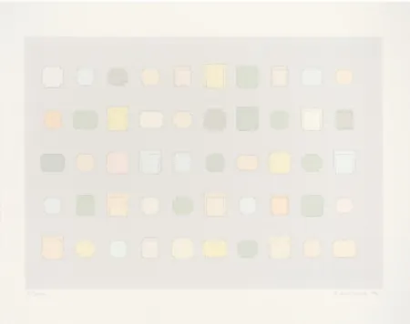 Sérigraphie Whiteread - 50 Spaces