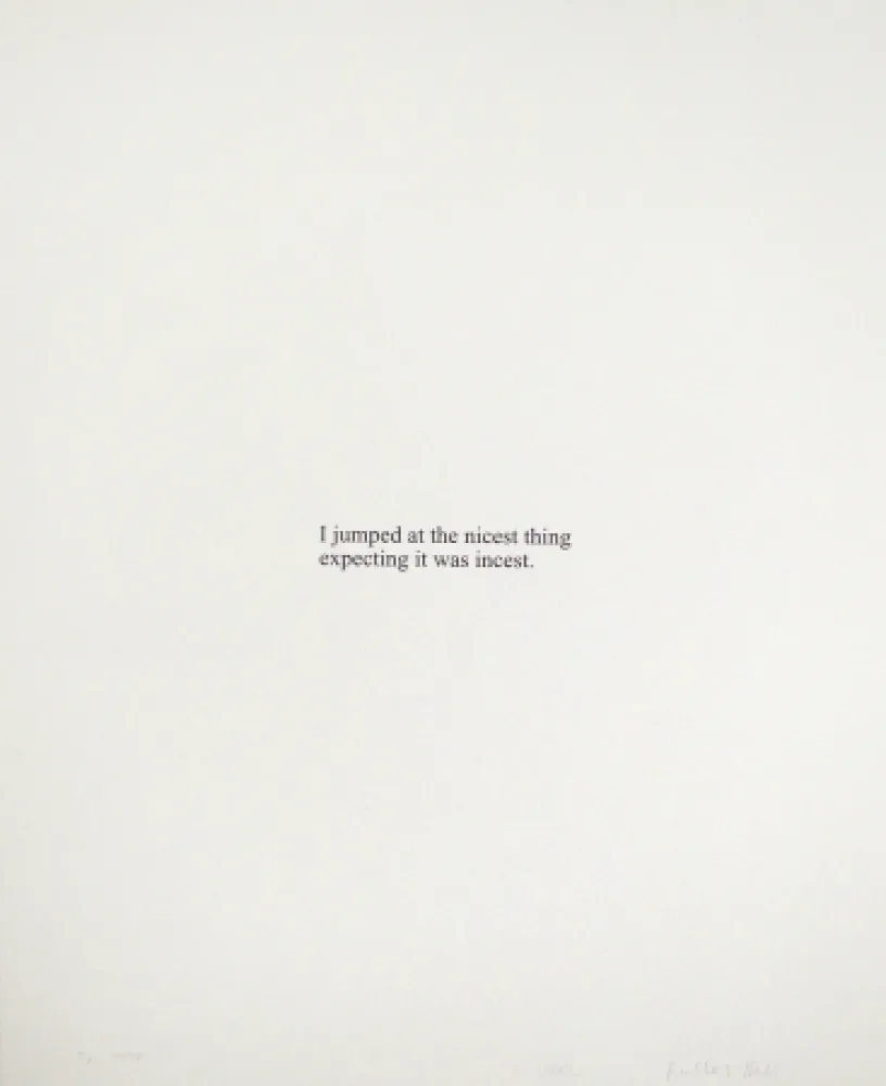 Sérigraphie Wool - I Jumped A