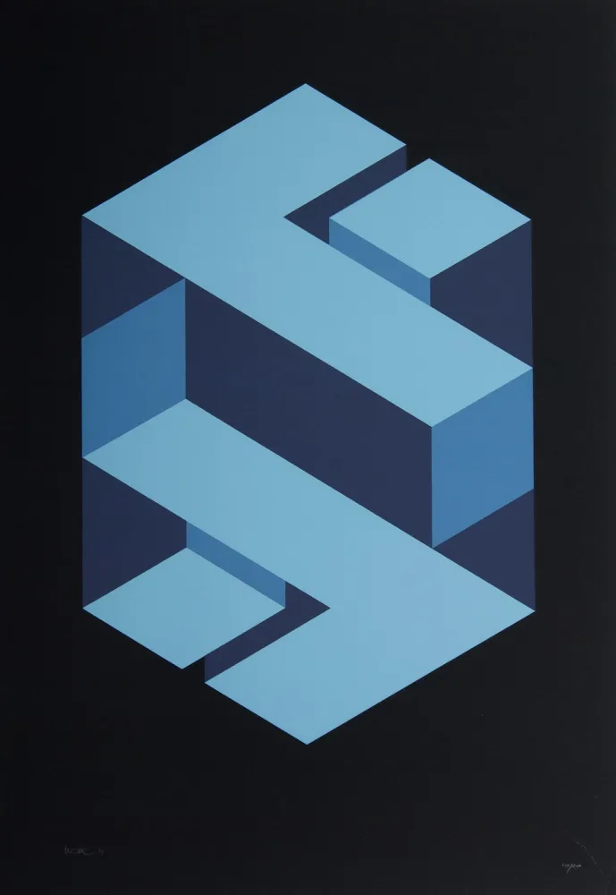 Sérigraphie Yturralde - Figura imposible