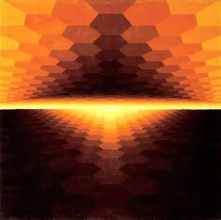 Aucune Technique Yvaral - Horizon Jaune Structure (Horizon Yellow Structure)