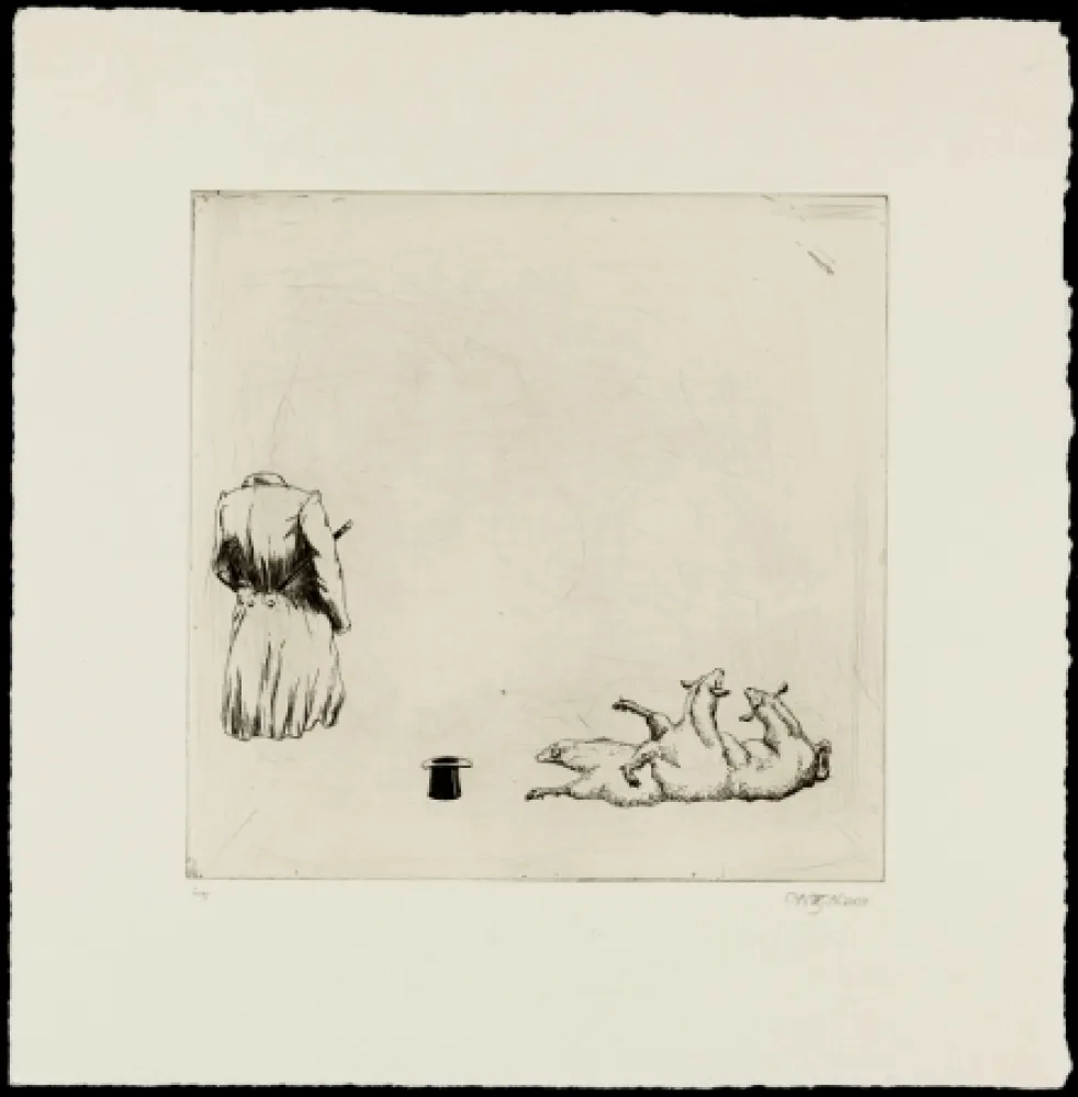 Eau-Forte Zaare-Nahandi - Sans titre