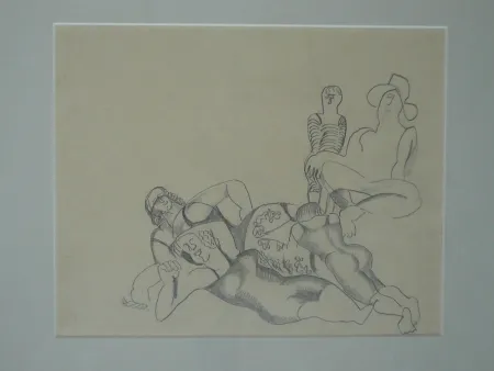 Aucune Technique Zadkine - Les baigneuses