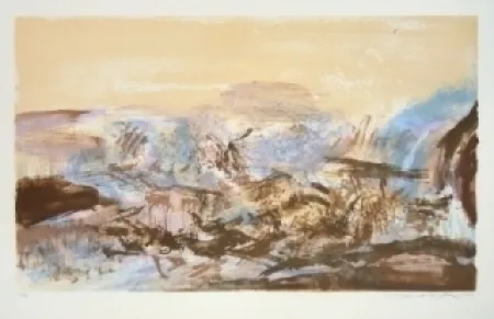 Lithographie Zao - A la gloire de l'image 280